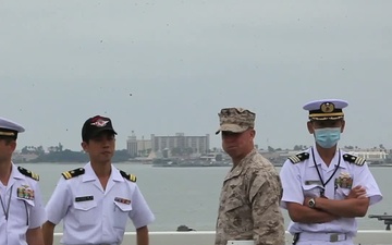 Marines and Sailors Tour Japanese Ships, in Preparation for MV-22 Landing