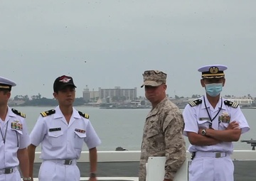 Marines and Sailors Tour Japanese Ships, in Preparation for MV-22 Landing