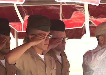 Fighting Fifth adds Afghanistan battle streamer to the Regimental Colors (B-Roll)