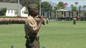 1st Marine Division welcomes new commanding general, (Switched live)