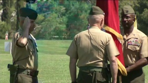 1st Marine Division Change of Command