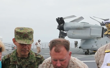 Part 2 of Brig. Gen. John J. Broadmeadow talks to media after Osprey lands on Japanese ship