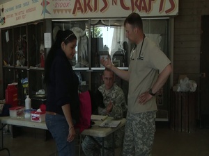 Army Humanitarian Support to Cheyenne River Indian Reservation, S.D.