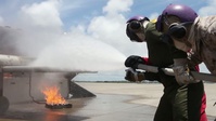 Dragons Extinguish Inferno During Aircraft Firefighting Training