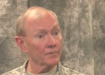 Gen. Dempsey chariman of the Joint Chiefs of Staff visits Minot AFB, N.D. June 17, 2013