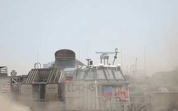 LCAC Landing on Red Beach