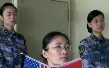 U.S Medical Team Visits Chinese Hospital Ship Peace Ark