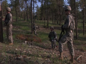 94th Military Police Company Take on The Dismounted Patrol Lane at Golden Coyote