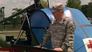Restored Historic Helicopter Dedicated to WTB Soldiers