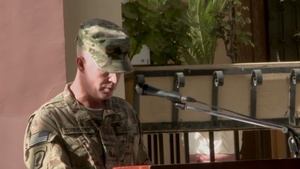 ISAF HQ Says Goodbye To Their Senior Enlisted Leader