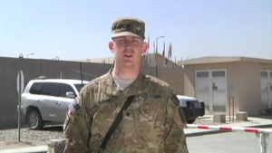 Spc. Robert Laird's 4th of July Holiday Greeting