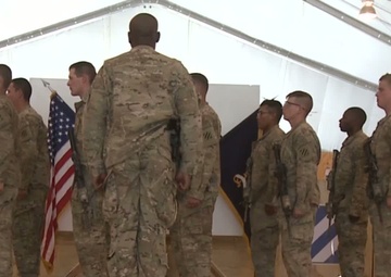 195 4th IBCT, 3 Inf. Div., Soldiers Awarded combat Badges