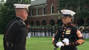 Marine Barracks Washington Makes History with First Female Post Sgt. Major