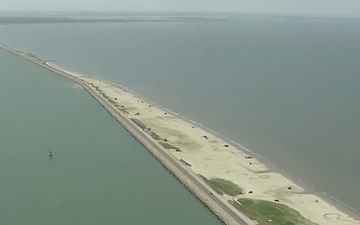 Galveston Jetties and Texas City Dike