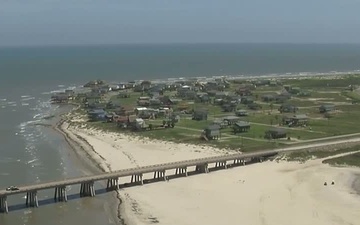 Dangerous Waters Off San Luis Pass, Texas