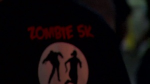 Troops Run From Zombies