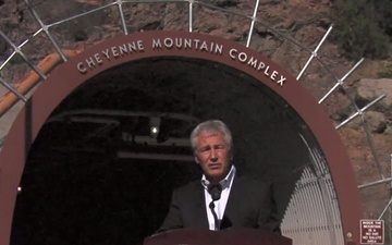 SECDEF Visits Cheyenne Mountain