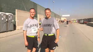Brig. Gen. Michael Wehr & Brig. Gen. Christopher McPadden Peachtree 10k Shadow Run Interview