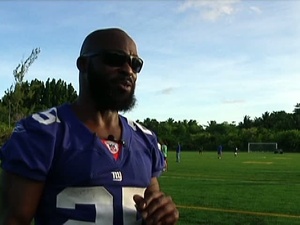 Football Players Visit Diego Garcia