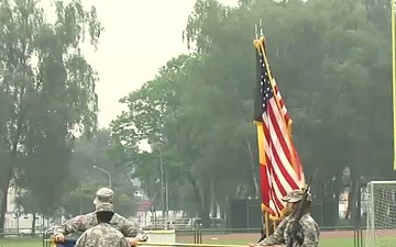 Casing of the SHAPE Battalion Colors and Uncasing of AFNORTH Battalion Colors Ceremony.