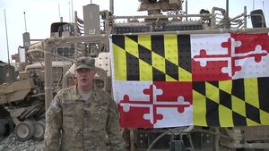 Sgt. Drew Underwood - Baltimore Orioles shoutout