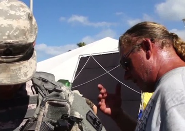 Hawaii National Guard Soldiers Play Rescuers In Upcoming Movie