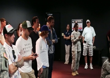 OneRepublic Visits the 45th Sustainment Brigade
