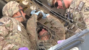 Service Members Remove C-130 Wings With Explosives