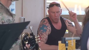 4th of July Band concert in Bagram district