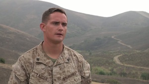 Light armored reconnaissance Marines train with .50 caliber sniper rifle (Interview – Lauser)