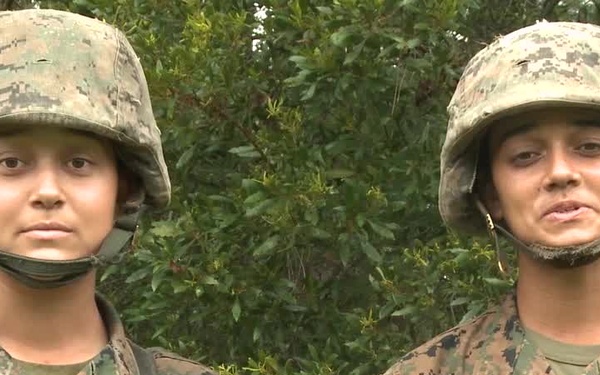 Rct. Taliah Terrack, Rct. Tasha Terrack