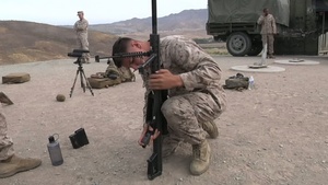 Light Armored Reconnaissance Marines Train with .50 Caliber Sniper Rifle