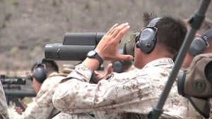 Light armored reconnaissance Marines train with .50 caliber sniper rifle