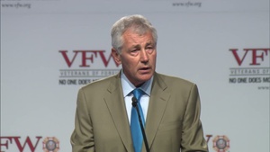 Hagel Addresses Veterans of Foreign Wars