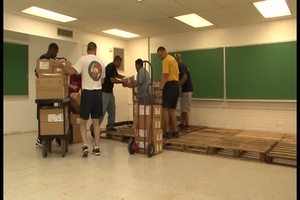 HSC-25 Sailors Volunteer at Simon Sanchez High School