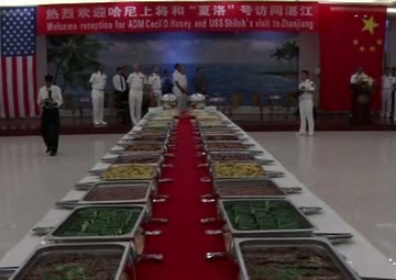 USS Shiloh (CG67) Travels to China