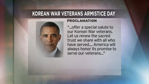Obama Calls for "Special Salute" to Korean War Vets