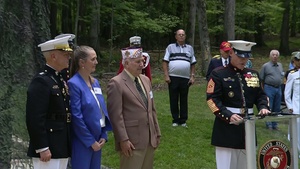 Senior Marines, Korean War Veterans Join to Honor Historic Horse