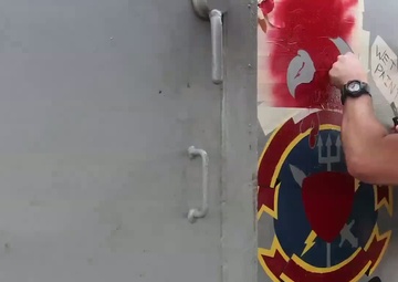 26th MEU Rooster Painting