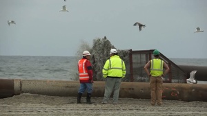 Hurricane Sandy Repairs to Monmouth Beach, N.J.