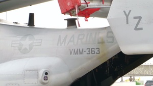 2013 MV-22 Osprey Arrival at MCAS Iwakuni