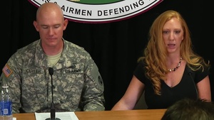 SSG Ty Carter Medal of Honor Press Conference, B-Roll