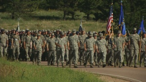 Basic Cadets March Back from Jacks Valley