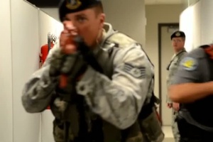 Security Forces Airmen Conduct Active Shooter Exercise