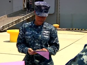 USO Sasebo Operation Birthday Cake