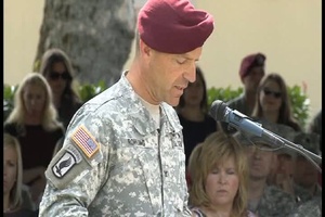 173rd Infantry Brigade Combat Team (Airborne) change of command ceremony