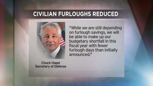 Civilian Furlough Days Reduced