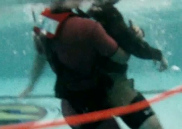 Coast Guardsmen Conduct Rescue Swimmer Training