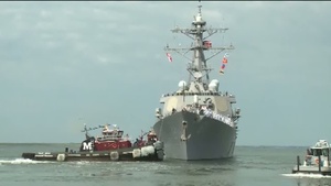 USS Ramage Deploys