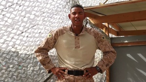 Sgt. John Suggs - Carolina Panthers from Afghanistan
